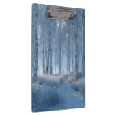 Birch Radiant Snow Forest Klemmbrett (Rechts)