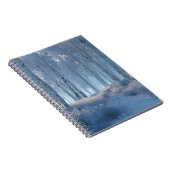 Birch Radiant Snow Forest Notizblock (Rechte Seite)