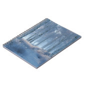 Birch Radiant Snow Forest Notizblock (Linke Seite)