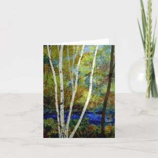 Birch Stream Card Karte
