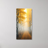 Birch Tree Alley Leinwanddruck (Vorderseite)