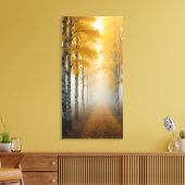 Birch Tree Alley Leinwanddruck (Insitu (Wohnzimmer))