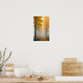 Birch Tree Alley Poster (Küche)