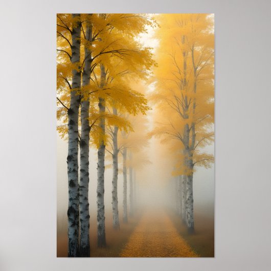 Birch Tree Alley Poster (Vorne)