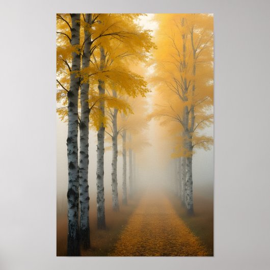 Birch Tree Alley Poster (Vorne)
