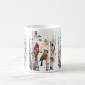 Birch Tree and Kardinals Tasse (Mittel)