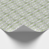 Birch Tree Art Pattern Geschenkpapier (Ecke)