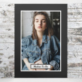 Birch Tree, Baby Shower Suite Dreifach Gefaltete Einladung (Innenseite Mitte)