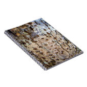 Birch Tree Bark Foto Notebook Notizblock (Rechte Seite)
