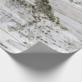 Birch Tree Bark Geschenkpapier (Ecke)