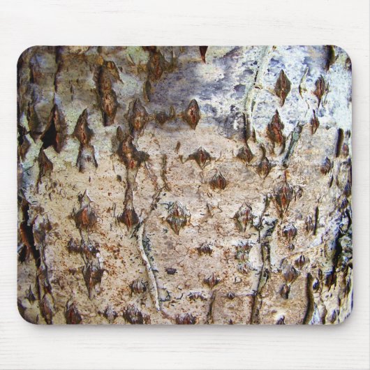 Birch Tree Bark Mouse Mat Mousepad (Vorne)