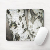 Birch Tree Bark Mousepad (Mit Mouse)