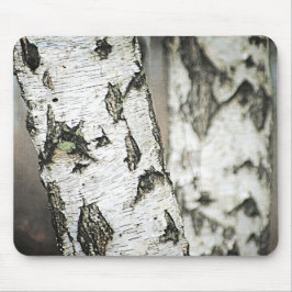 Birch Tree Bark Mousepad
