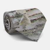 Birch Tree Bark Peeled Old Foto Krawatte (Gerollt)