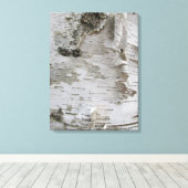 Birch Tree Bark Peeled Old Foto Leinwanddruck (Insitu (Holzboden))
