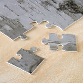 Birch Tree Bark Peeled Old Foto Puzzle (Seite)