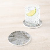 Birch Tree Bark Peeled Old Foto Sandstein Untersetzer (Seite)