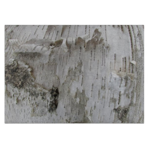 Birch Tree Bark Peeled Old Foto Schneidebrett