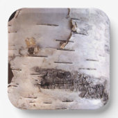 Birch Tree Bark Plate Pappteller (Vorderseite)