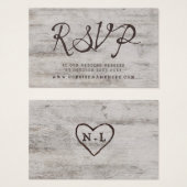 Birch Tree Bark Wedding Website UAWG Insert Cards (Vorne & Hinten)