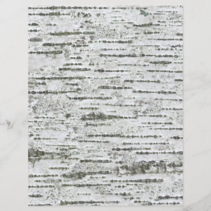 Birch Tree Bark White Gray Muster Scrapbook Paper