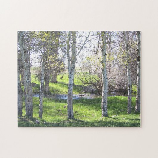 Birch Tree Beauty Puzzle (Horizontal)