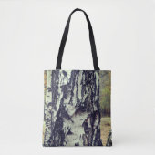 Birch Tree Custom All-Over-Print Tote Bag Tasche (Vorderseite)