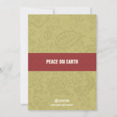 Birch Tree Deer Family Foto Card (Rückseite)