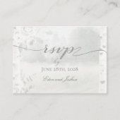 Birch Tree Forest Chuppah UAWG Online Card Visitenkarte (Vorderseite)