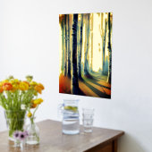 Birch Tree Forest in Daylight Foliendrucke (Ablage(Küche))