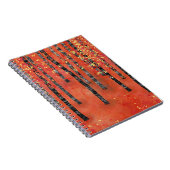 Birch Tree Forest Landschaft Notizblock (Rechte Seite)