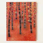 Birch Tree Forest Landschaft Planer (Rückseite)