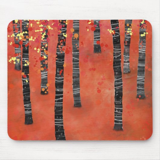 Birch Tree Forest Mousepad (Vorne)