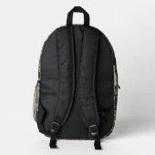 Birch Tree Forest Nature Bedruckter Rucksack (Rückseite)