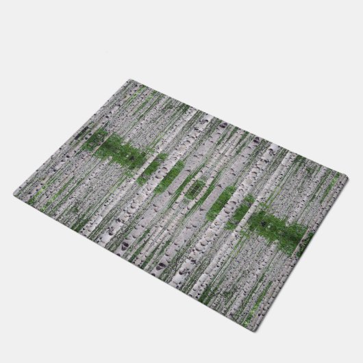 Birch Tree Forest Nature Door Mat Fußmatte (Schrägansicht)