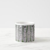 Birch Tree Forest Nature Espressotasse (Vorderseite)