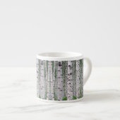 Birch Tree Forest Nature Espressotasse (Vorderseite Rechts)