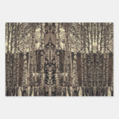 Birch Tree Forest Nature Geschenkpapier Set (Vorderseite 3)
