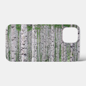 Birch Tree Forest Nature iPhone Case (Rückseite (Horizontal))