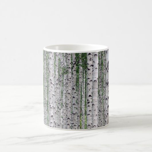 Birch Tree Forest Nature Kaffeetasse (Mittel)