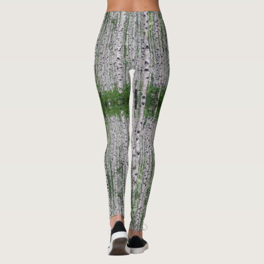 Birch Tree Forest Nature Leggings (Rückseite)