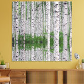 Birch Tree Forest Nature Leinwand Wine tasting in  (Insitu (Wohnzimmer))