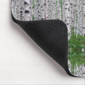 Birch Tree Forest Nature Mousepad (Ecke)