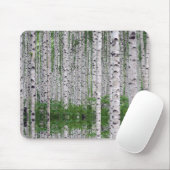 Birch Tree Forest Nature Mousepad (Mit Mouse)