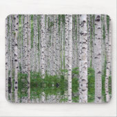 Birch Tree Forest Nature Mousepad (Vorne)