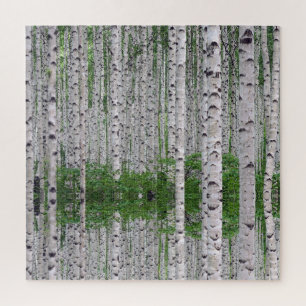 Birch Tree Forest Nature Puzzle
