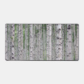 Birch Tree Forest Nature Schreibtischunterlage (Vorderseite)