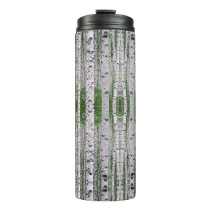 Birch Tree Forest Nature Thermosbecher
