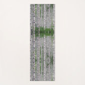 Birch Tree Forest Nature Yogamatte (Vorderseite)