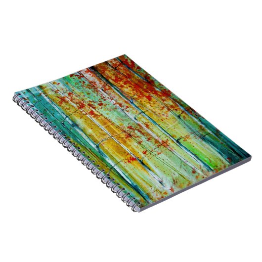 Birch Tree Forest Notizblock (Rechte Seite)